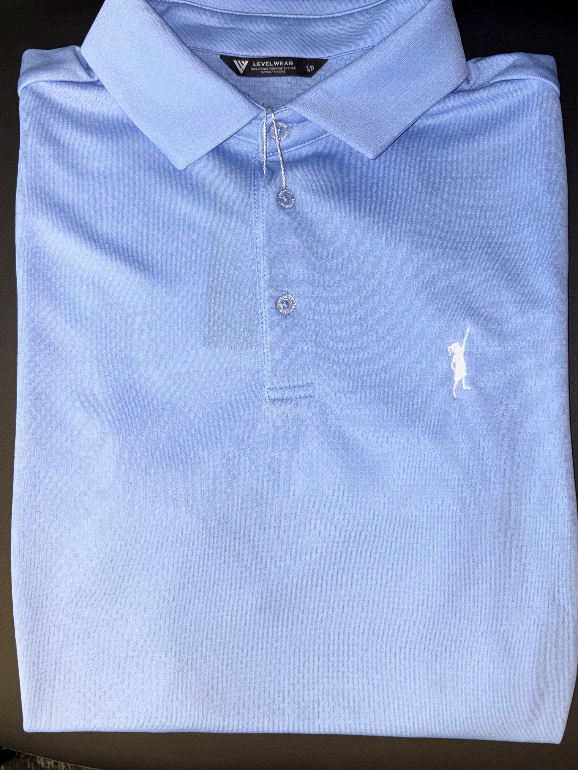 Levelwear Blue Polo (White SHFK Girl)